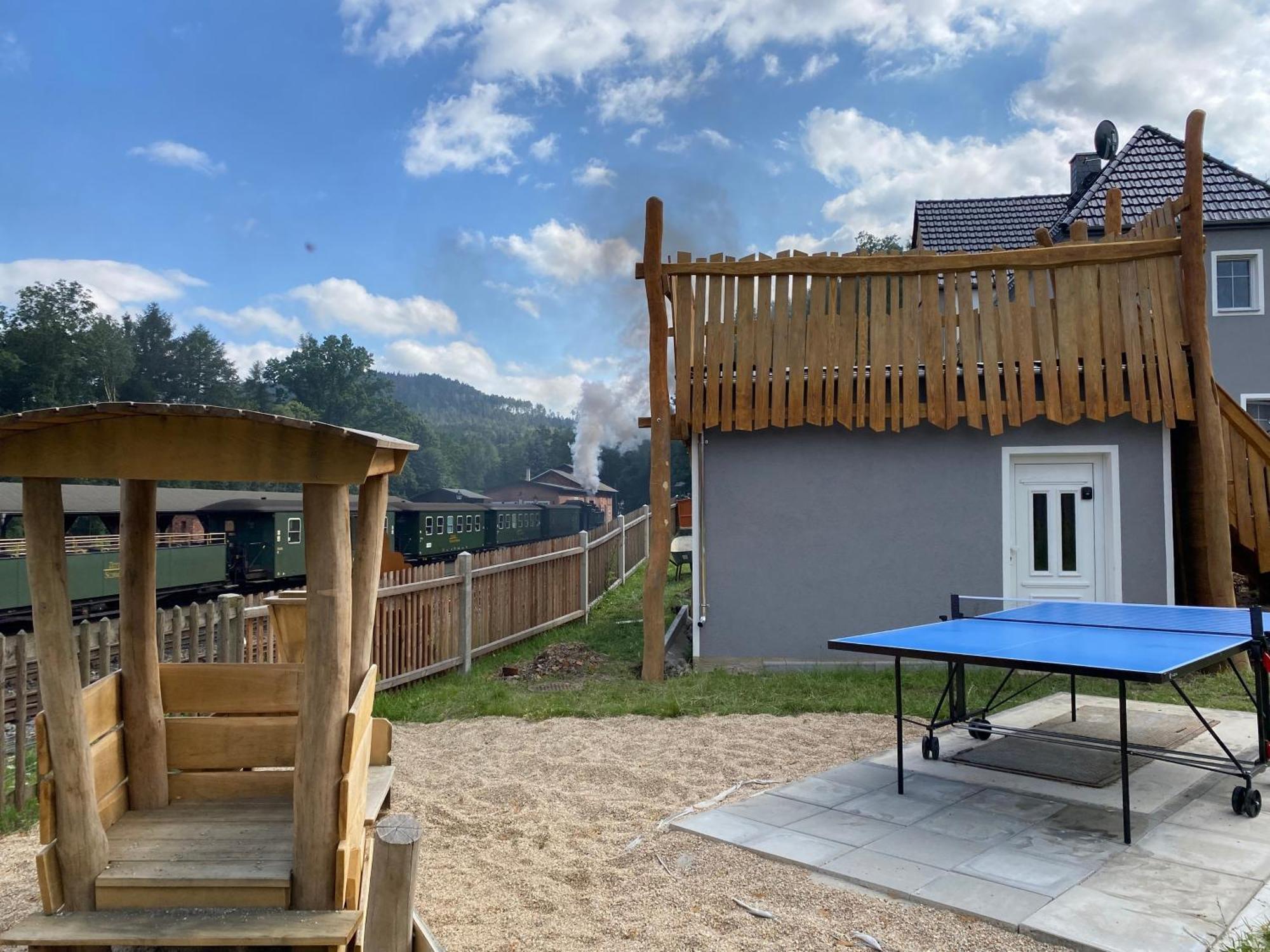 Ferienhaus Bimmelbahn 2 Olbersdorf Buitenkant foto
